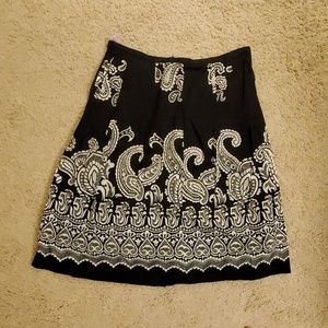 Ann Taylor Black+White Skirt